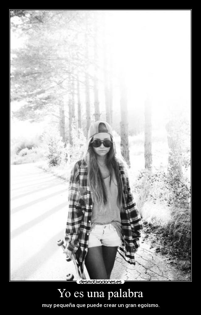Yo es una palabra -