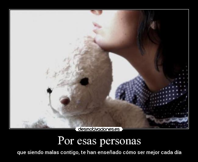Por esas personas - 