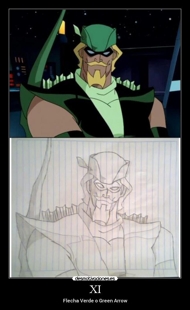 carteles clanfortress dibujo flecha verde green arrow desmotivaciones