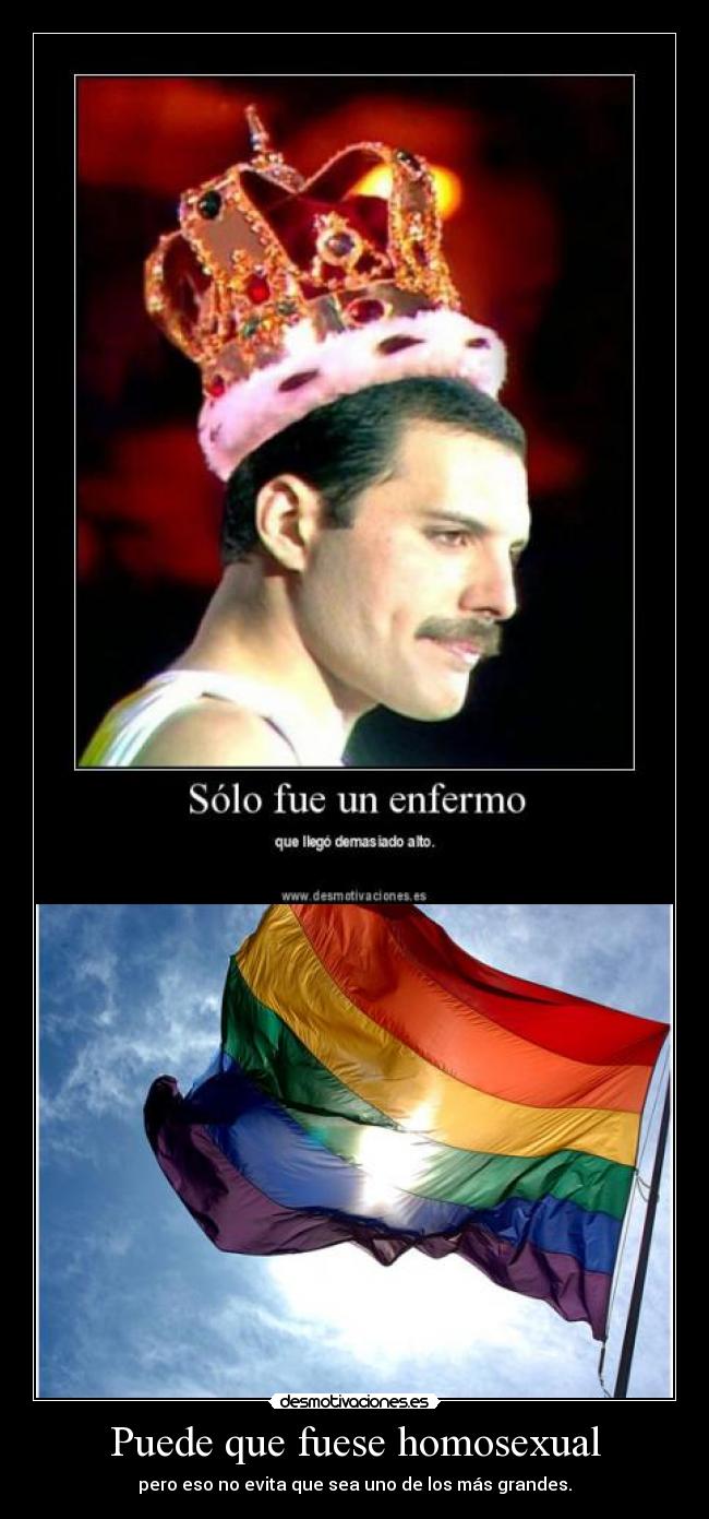 Puede que fuese homosexual - pero eso no evita que sea uno de los más grandes.