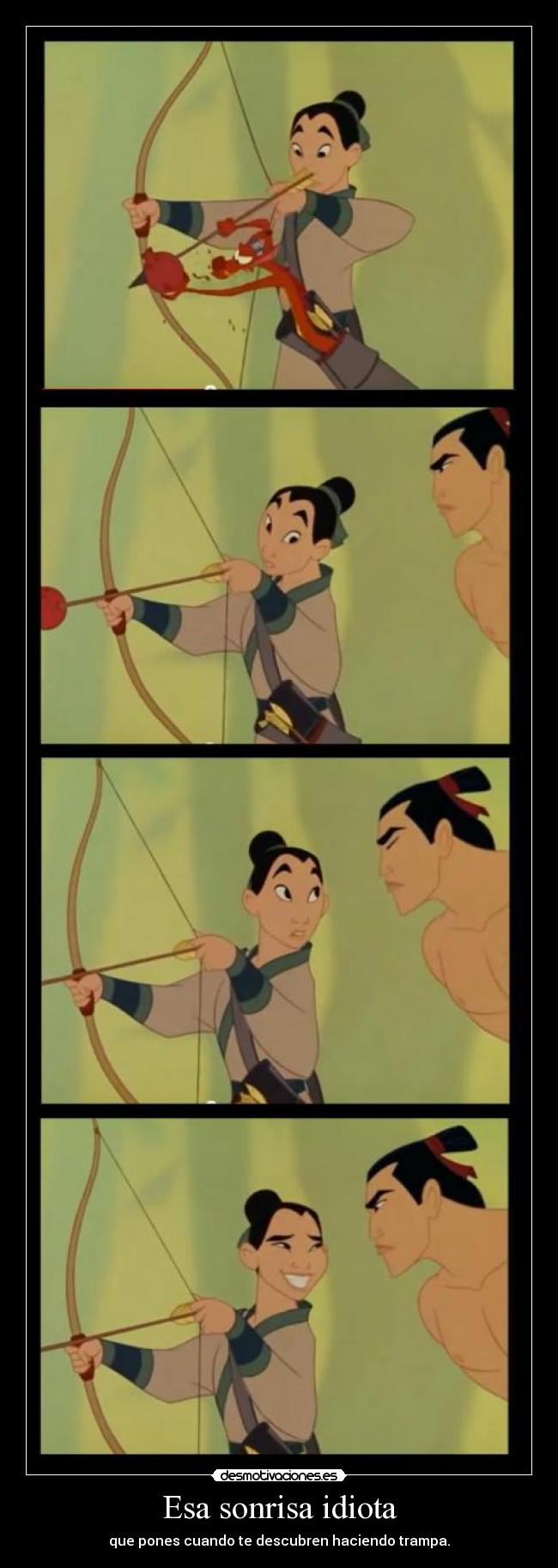 Esa sonrisa idiota -