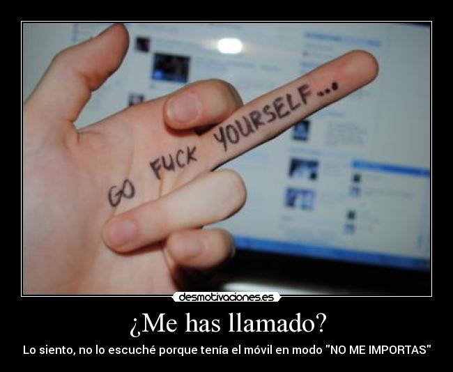 ¿Me has llamado? - 