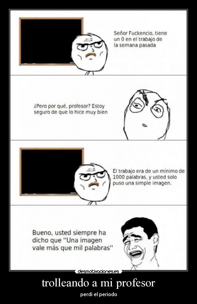 trolleando a mi profesor - 