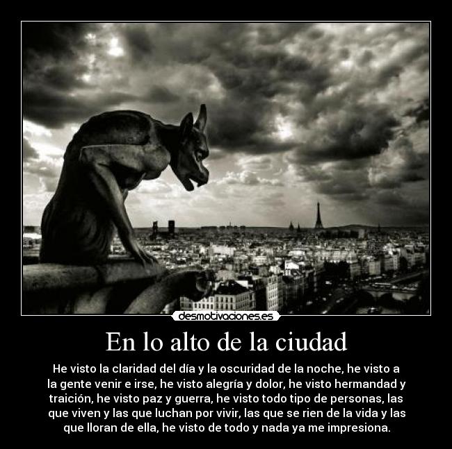 En lo alto de la ciudad -