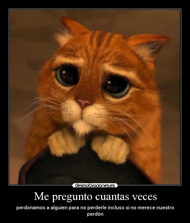 Me pregunto cuantas veces - perdonamos a alguien para no perderle incluso si no merece nuestro perdón