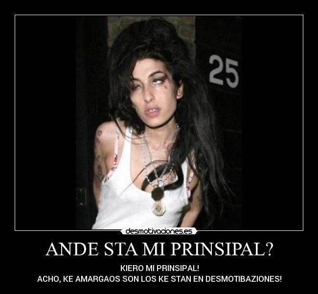 ANDE STA MI PRINSIPAL? -