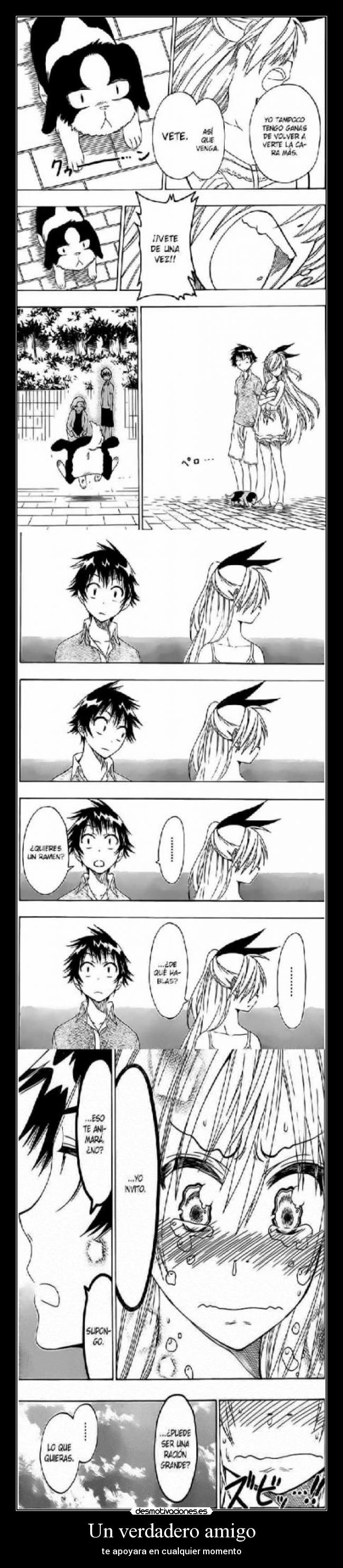 Un verdadero amigo - te apoyara en cualquier momento