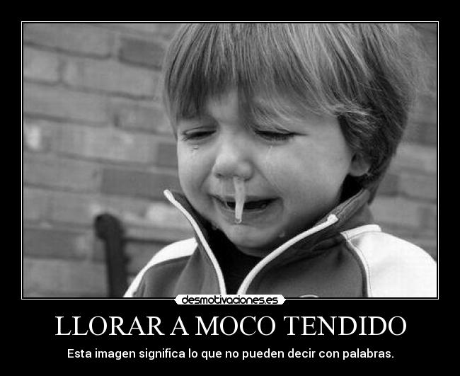 LLORAR A MOCO TENDIDO -