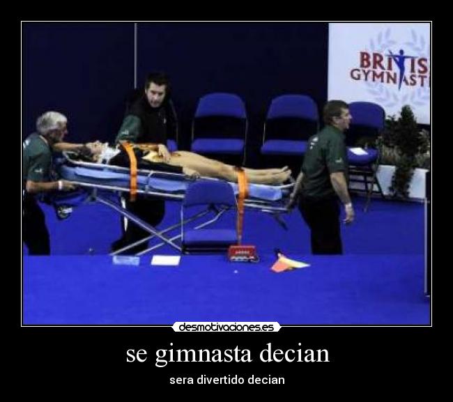 se gimnasta decian - sera divertido decian