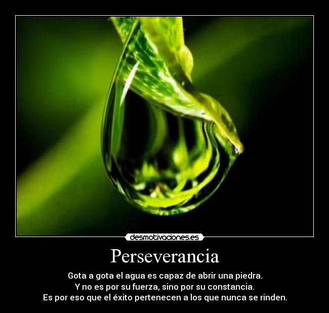 Perseverancia -