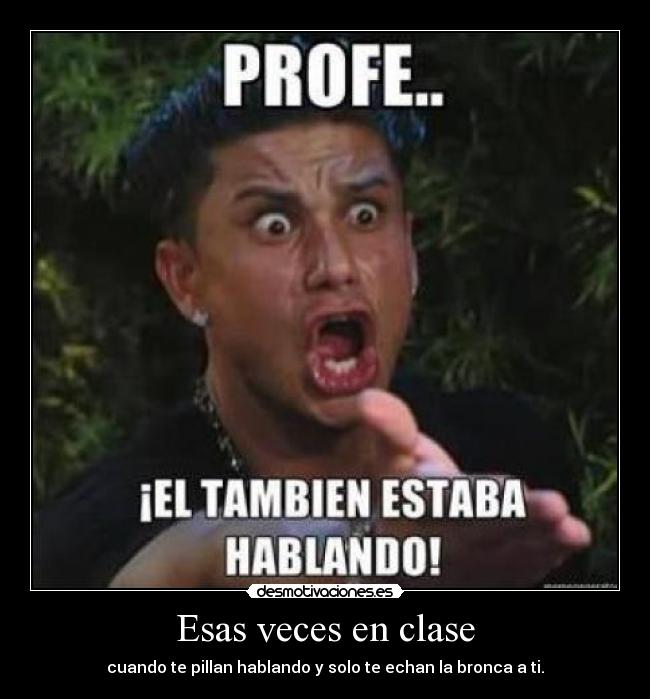 Esas veces en clase - 