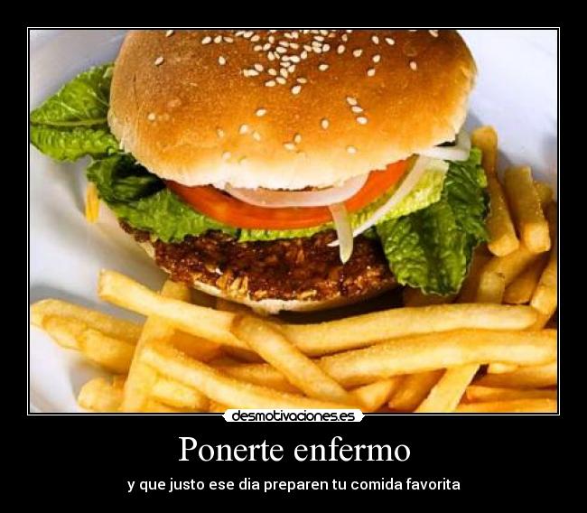 Ponerte enfermo - 