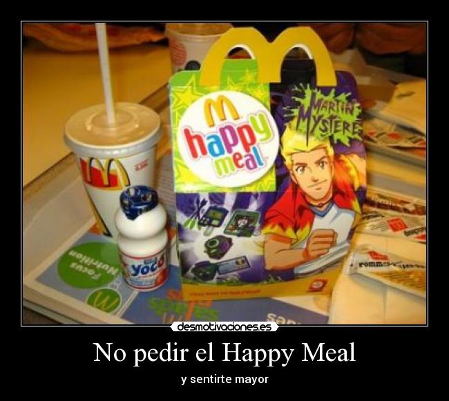 carteles happy meal desmotivaciones