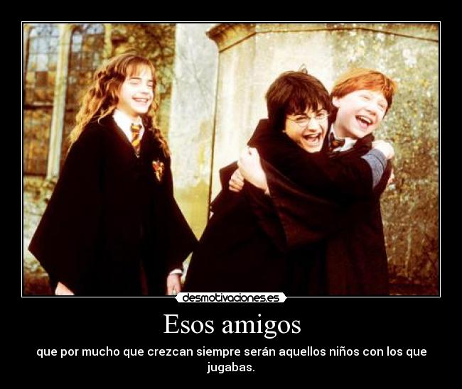 carteles amigos harry potter echo menos hogwarts amigos rupert emma daniel desmotivaciones