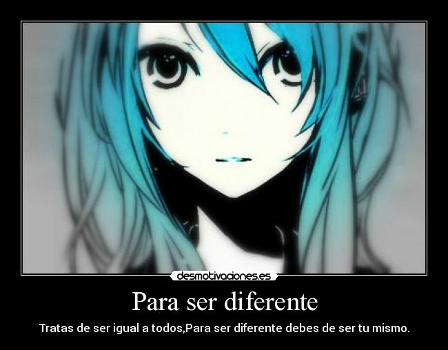 Para ser diferente - 