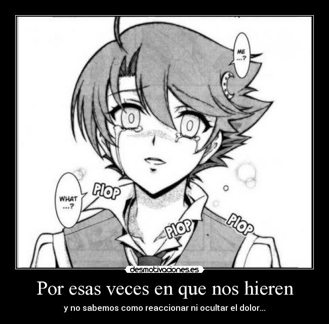 Por esas veces en que nos hieren -