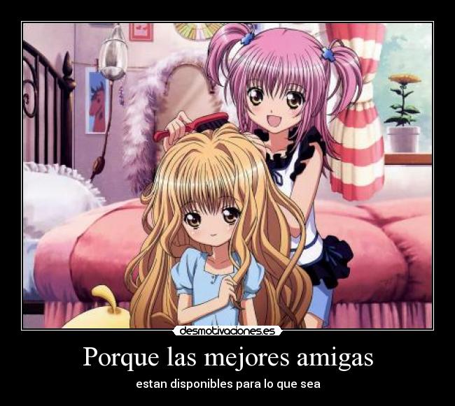 carteles shugo chara amu rima best friends desmotivaciones