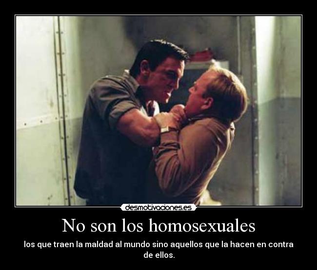 No son los homosexuales - 