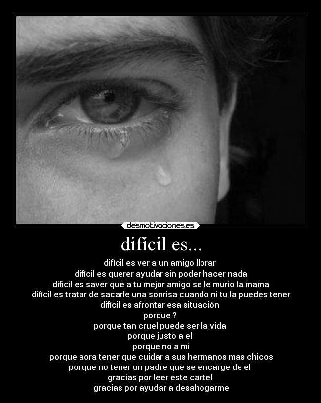 difícil es... - 