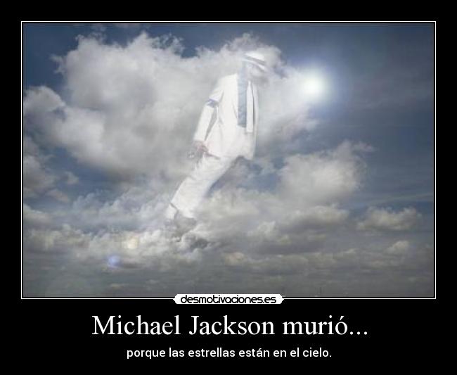Michael Jackson murió... - 