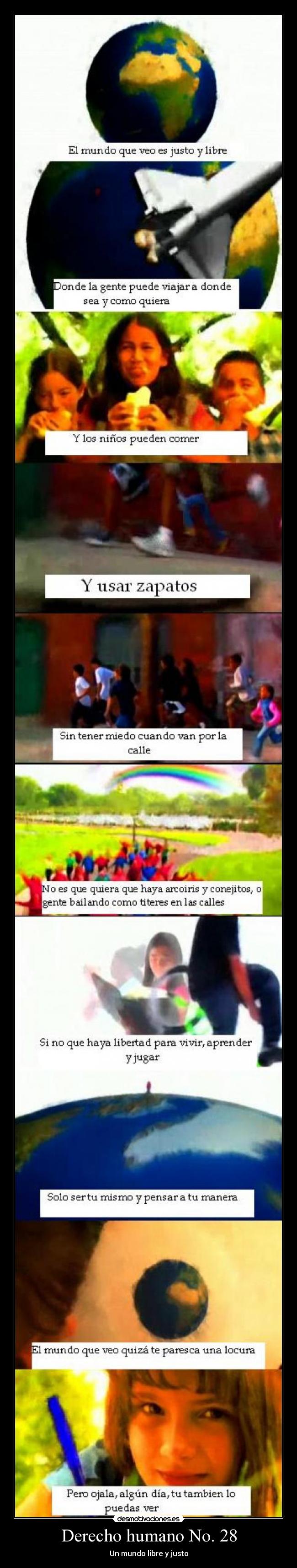 Derecho humano No. 28 -