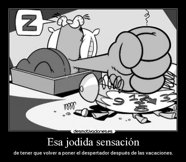 Esa jodida sensación -