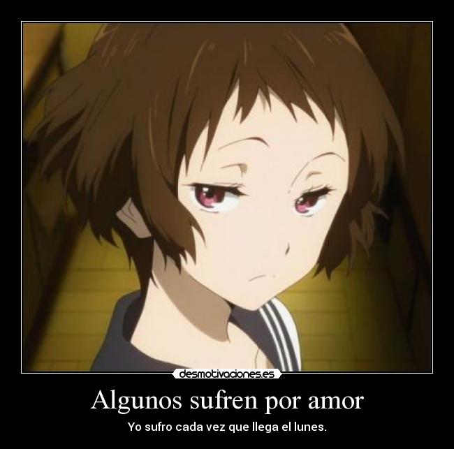 Algunos sufren por amor -
