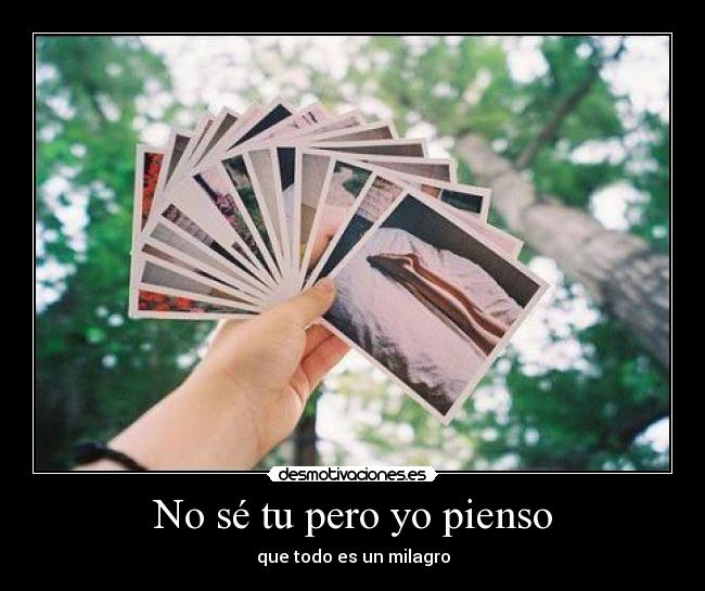 No sé tu pero yo pienso - 