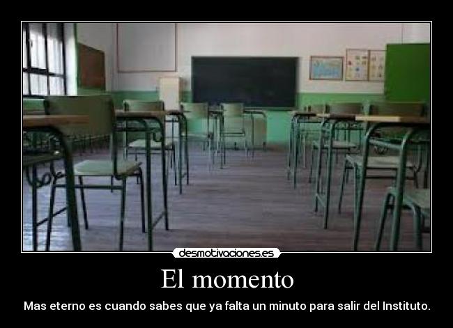 El momento - 