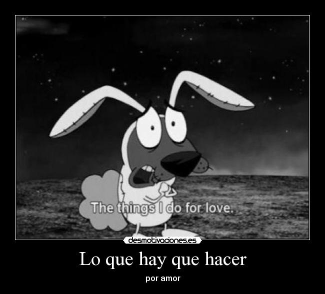 Lo que hay que hacer - 