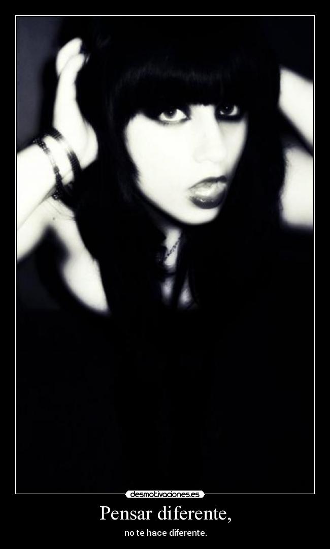 Pensar diferente, -