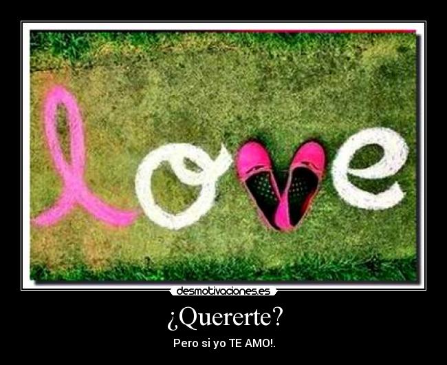¿Quererte? - 