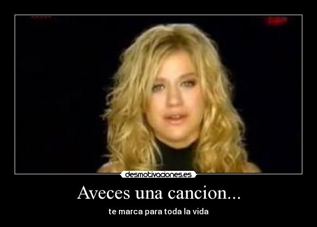 Aveces una cancion... - 