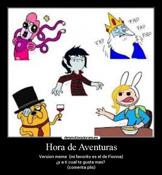 carteles adventure time desmotivaciones