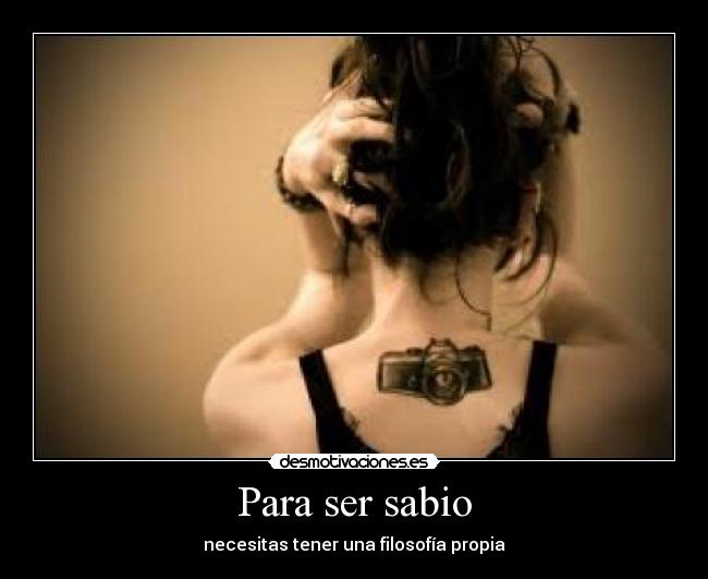 Para ser sabio - 