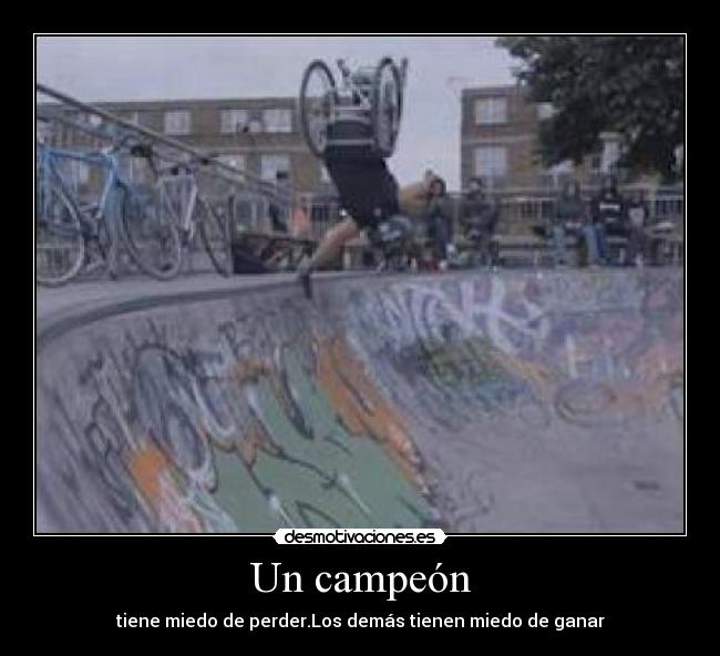 Un campeón -