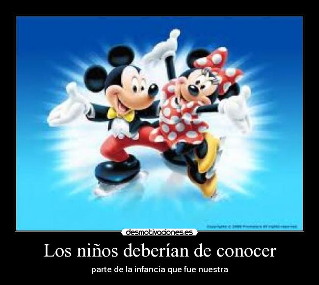 Los niños deberían de conocer -