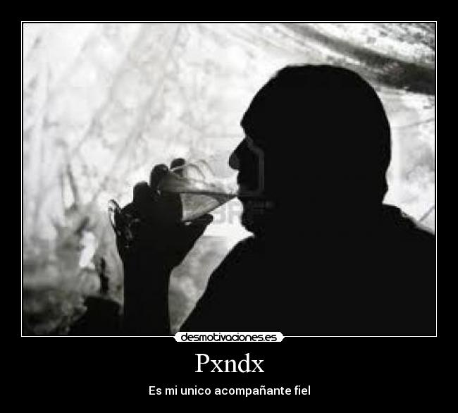 Pxndx - Es mi unico acompañante fiel