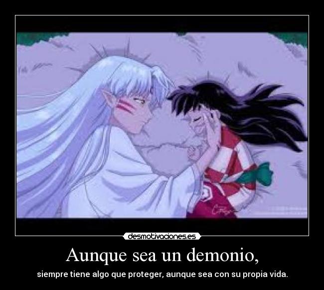 carteles sesshomaru rin inuyasha vida desmotivaciones
