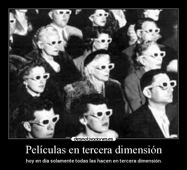 Películas en tercera dimensión - 