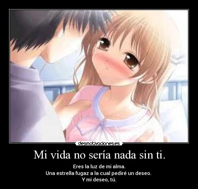 carteles vida anime muy bonito votad desmotivaciones
