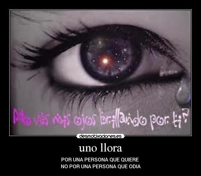 uno llora -