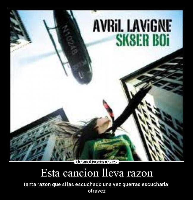 Esta cancion lleva razon -