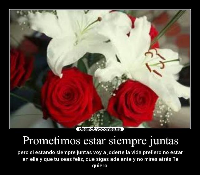 Prometimos estar siempre juntas - 