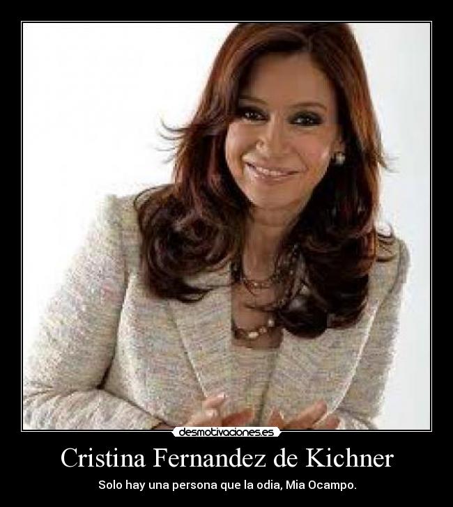 Cristina Fernandez de Kichner -