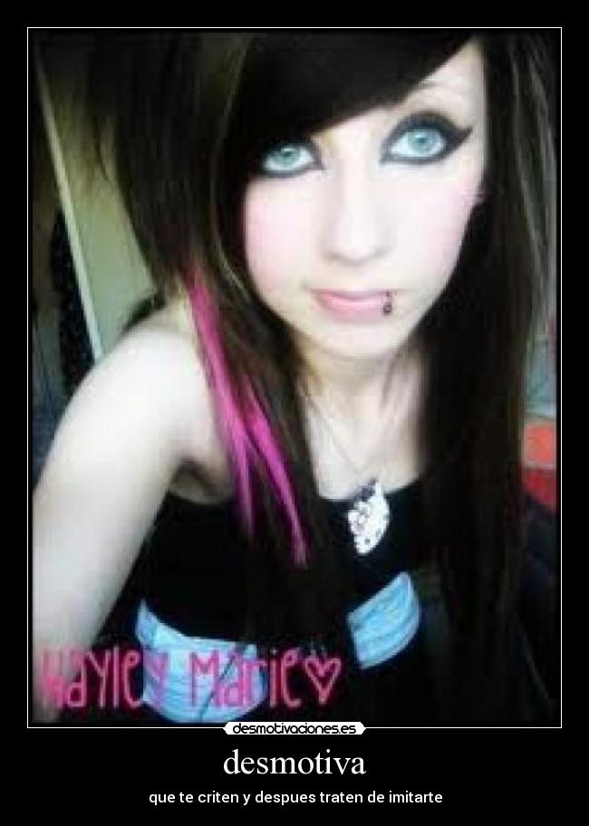 desmotiva - que te criten y despues traten de imitarte