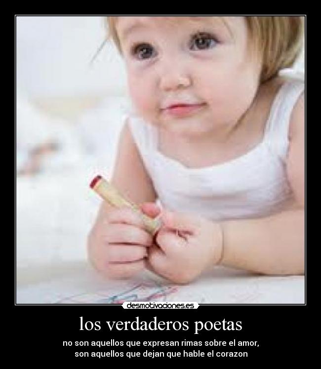 los verdaderos poetas -