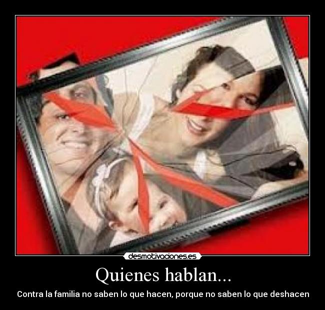 Quienes hablan... -