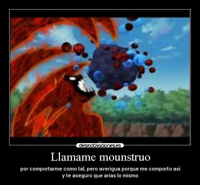 Llamame mounstruo -