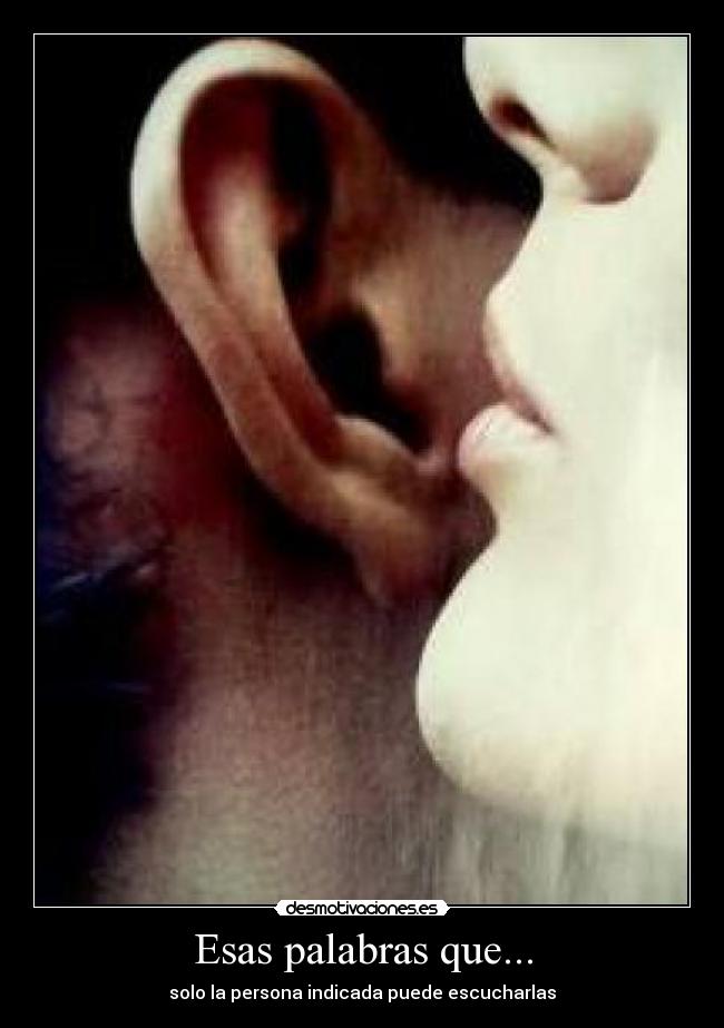 Esas palabras que... - 